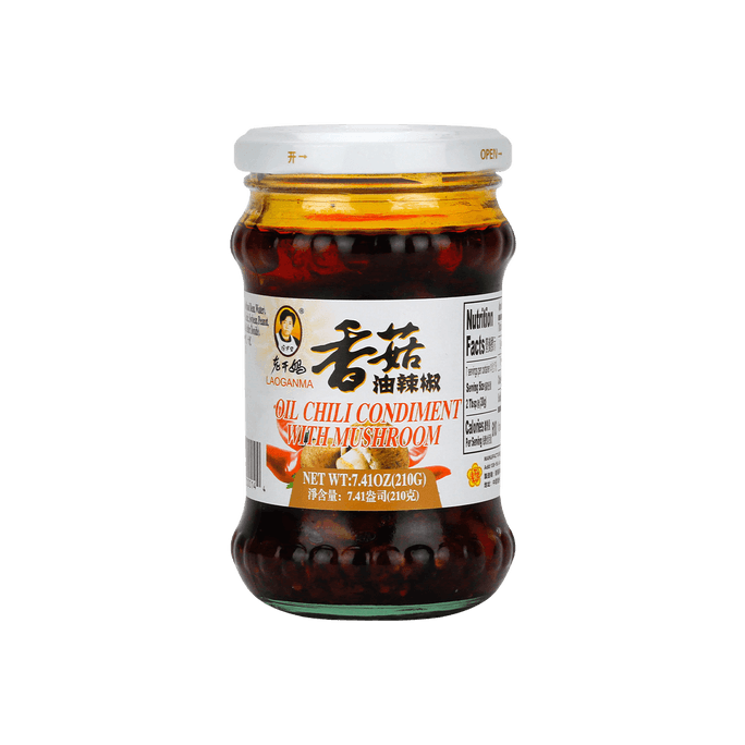 Oil Chili Condiment with Mushroom 210g
