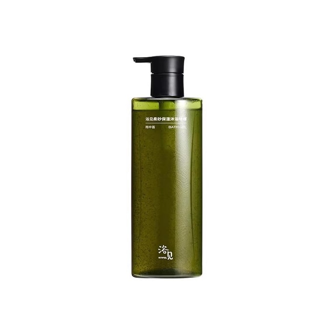 Scrub  Moisturize Shower Gel Moss in the Rain Shower Gel Fragrance Body Wash Cleansing 300g