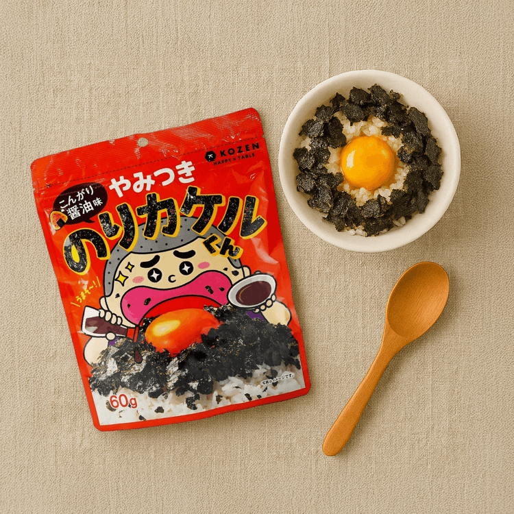 KOZEN HONTEN Nori Kakeru - Kun Shoyu Furikake Rice Seasoning, Soy