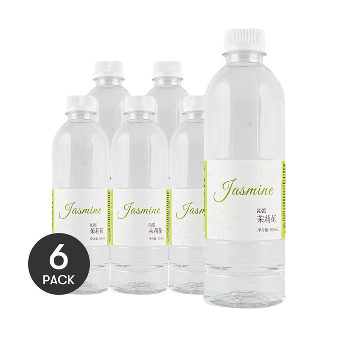 Jasmine Water, 16.9 fl oz *6【6 Packs】【0 Sugar 0 Fat  0 Calories No Additives】
