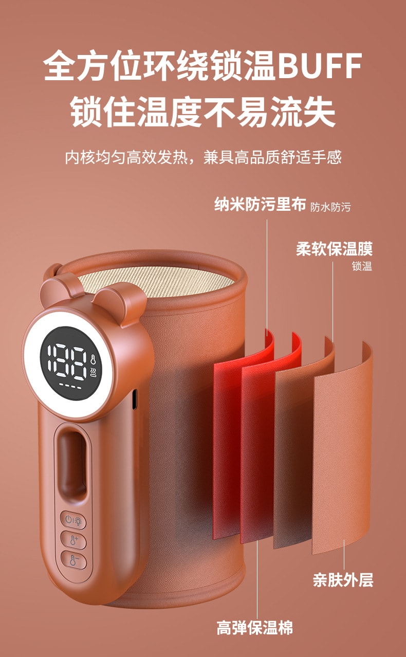 Bottle warmer constant temperature portable-violet 1 bunch