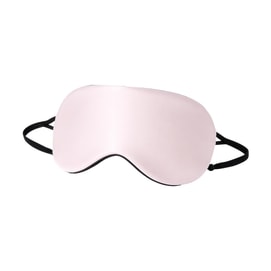 MDOG米度狗 超薄真丝眼罩 无压感睡眠护眼 居家办公小憩舒适遮光 莫奈粉 0.3cm薄不透光不漏光