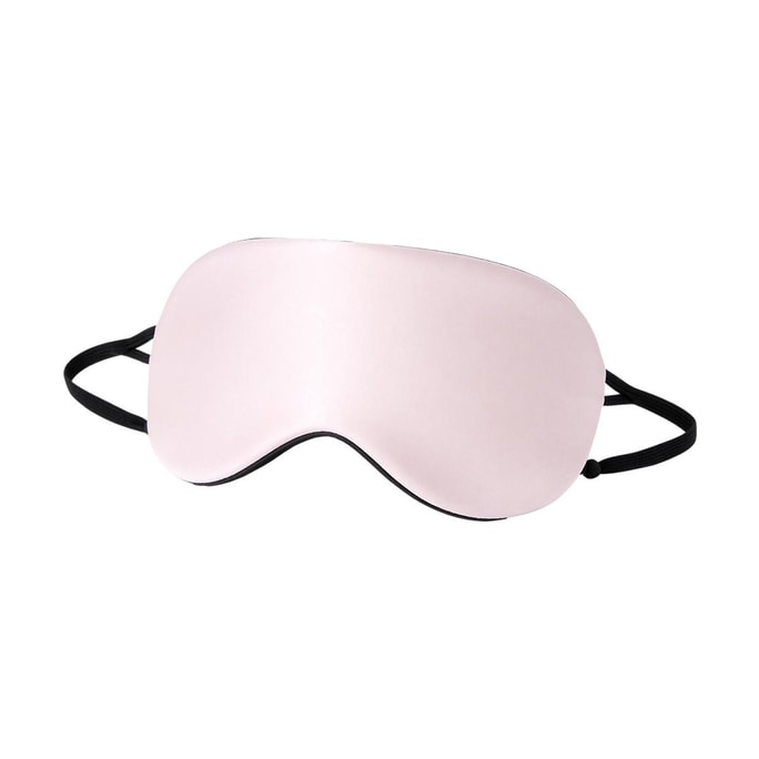 通気性のあるシルクスリープアイマスク 超薄型 モネピンク