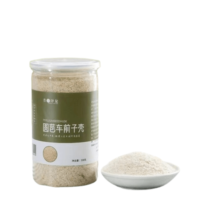 【中國直郵】昔日印象 低卡全洋車前殼200g/瓶車前子殼膳食纖維生酮(洋車前子殼及圓苞車前子殼是本款產品不同叫法)