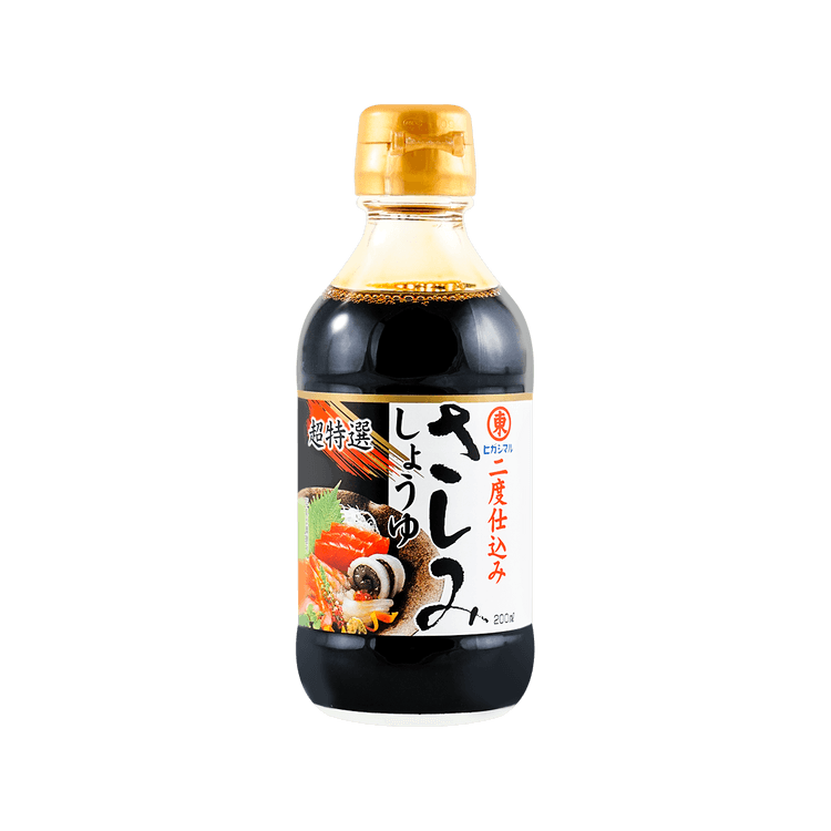 日本HIGASHIMARU 刺身酱油200ml【日料寿司三文鱼蘸料】 - 亚米