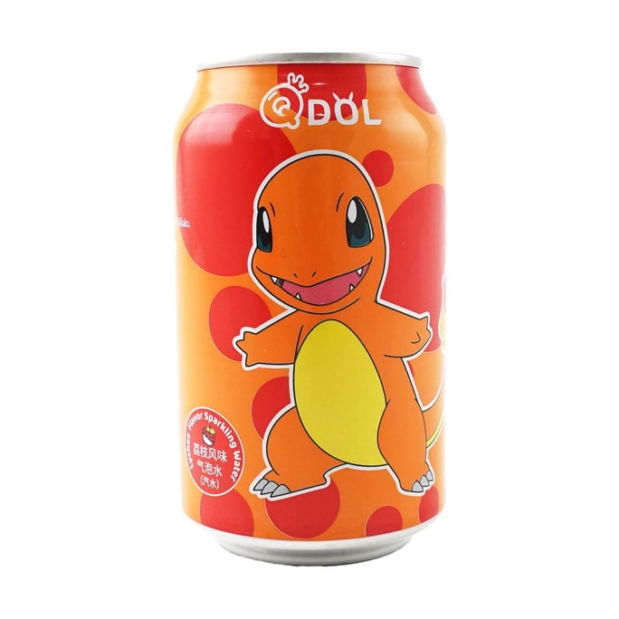 【动漫好物】QDOL 宝可梦系列气泡水 汽水饮料 荔枝味 330ml【火狐狸形象】