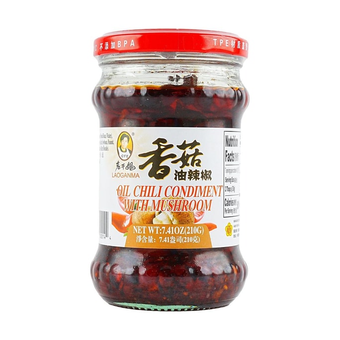 老乾媽 香菇油辣椒 210g 中國馳名品牌
