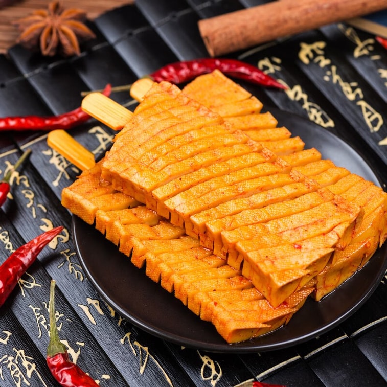 [중국 직송] 매 순간 당첨 [난초 건과일 100g] 건두부 가공품, 건두부, 90년대 이후 어린 시절 추억, 어린 시절 향수, 후난 특산품, 난초 건과일 부티크 패키지 100g x 1 패키지 4