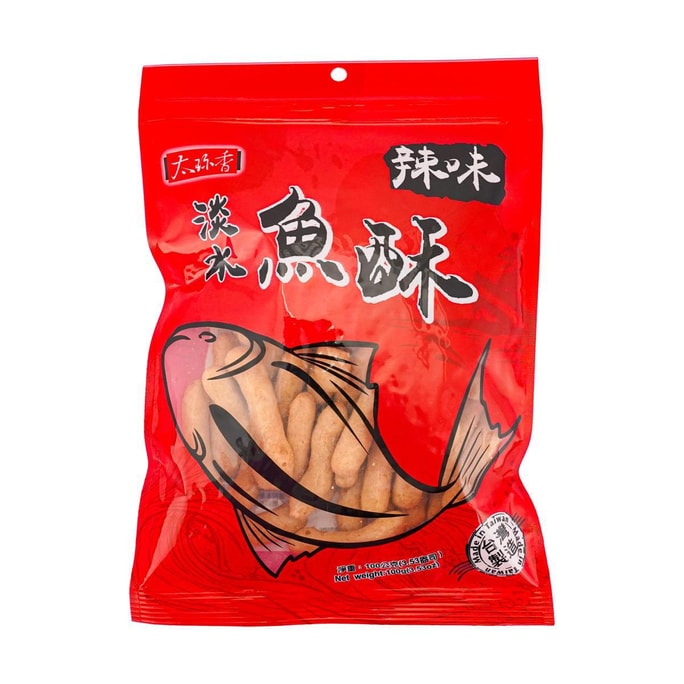台灣太珍香 淡水魚酥 辣味 100g