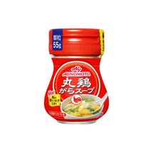 【日本直邮】AJINOMOTO 味之素 丸鸡鸡精高汤粉 浓缩无添加炖汤调鲜粉 55g