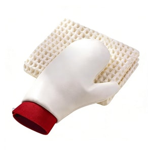 [중국 직배송] 넬리아 바디 로션 도포용 장갑, 대형, 가죽 소재, 세척 용이, 조절 가능한 허리끈, BB 크림, 선크림, 튼살 오일 등을 바르기에 적합, 걸이 스트랩 포함, 우유 흡수 방지, 손 위생 유지, 게으른 사람들을 위한 필수품