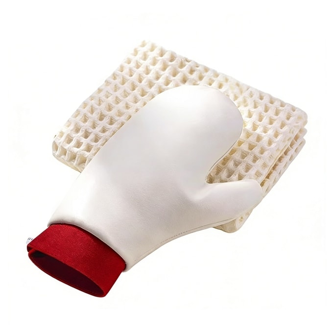 [중국 직배송] 넬리아 바디 로션 도포용 장갑, 대형, 가죽 소재, 세척 용이, 조절 가능한 허리끈, BB 크림, 선크림, 튼살 오일 등을 바르기에 적합, 걸이 스트랩 포함, 우유 흡수 방지, 손 위생 유지, 게으른 사람들을 위한 필수품