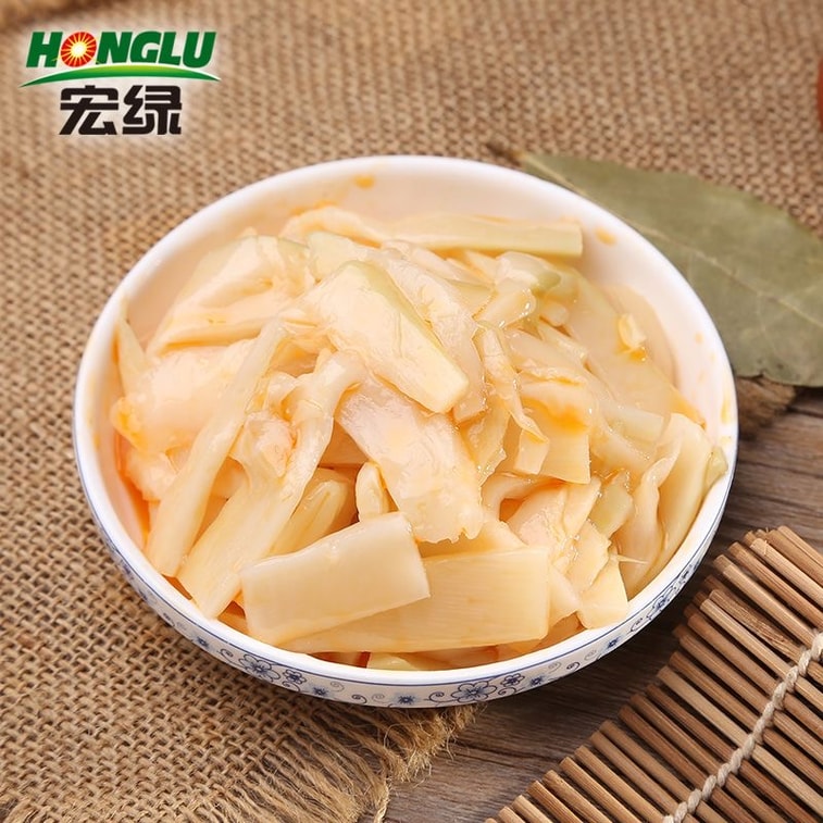 【中國直郵】 宏綠 【福建漳州特產】香脆筍下餐點 鹹菜 醬菜 榨菜 開袋即食 70g*1包 3
