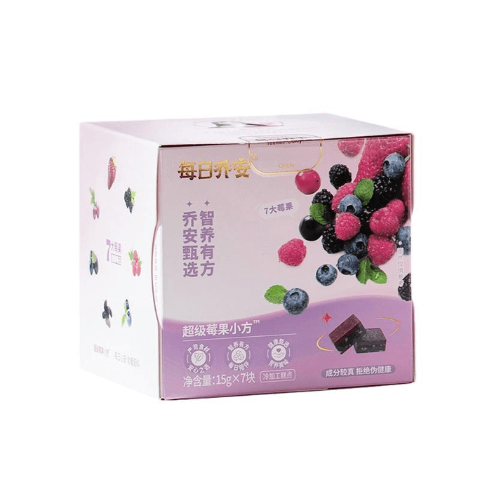 【中國直郵】 日本 每日點心 每日喬安莓果小方 105g*1盒