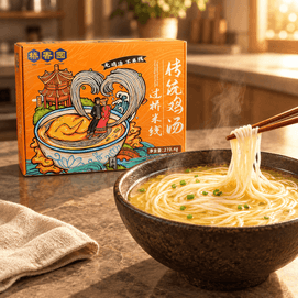 桥香园 传统鸡汤过桥米线 270.4g【地道滇味】【浓郁鸡汤】
