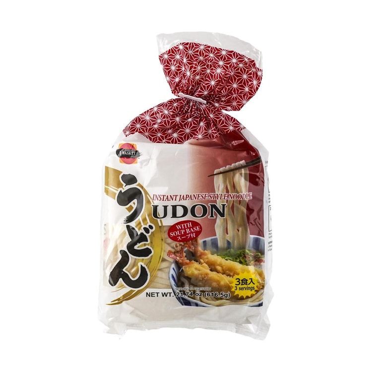 J-BASKET Jb Jumbo Nama Udon W/Soup 3p 21.74 oz - Yami.com