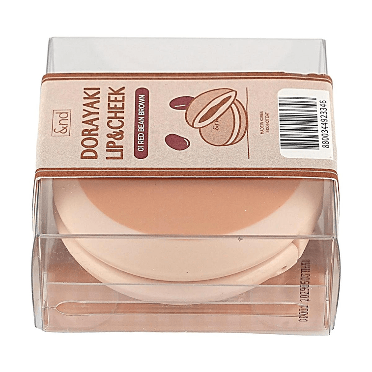 Dorayaki Lip & Cheek 01 Red Bean Brown 0.08oz 【Lip & Cheek Dual Use】 5