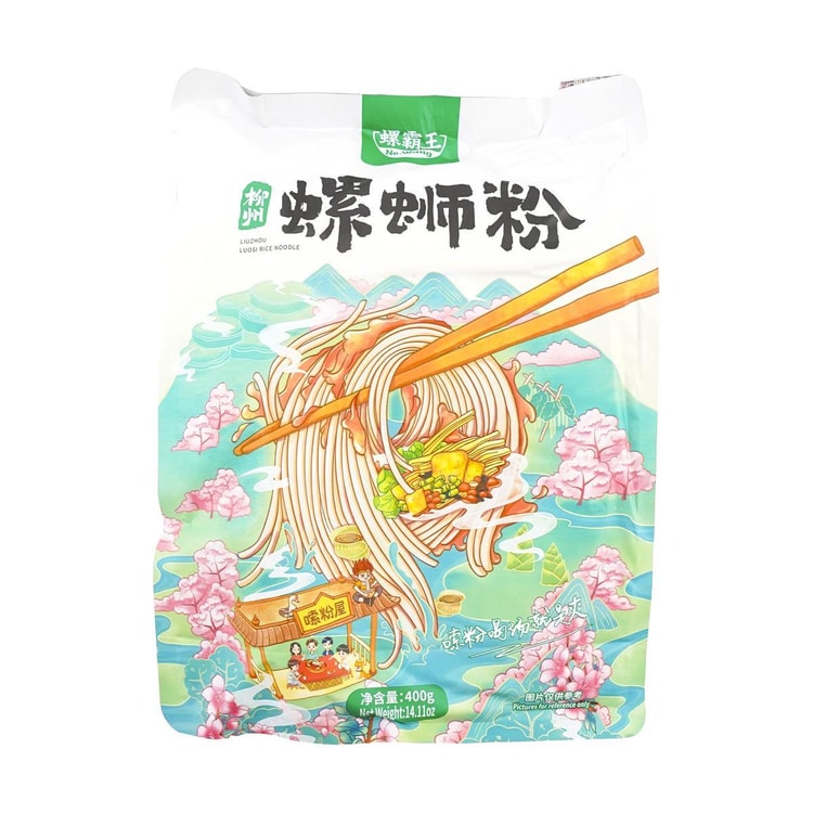 螺霸王柳州螺蛳粉菌菇味400g 【正版海外首发】【蘑菇屋同款】【螺霸王X