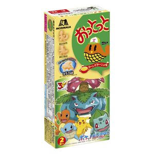 Japonais MORINAGA Morinaga 13 légumes ajoutés Biscuits saveur soupe de maïs motif Pikachu 48g (2 petits sachets)