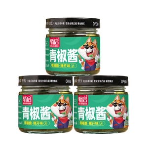 China #1 Green Pepper Sauce 180g Crisp Chilli Sauce