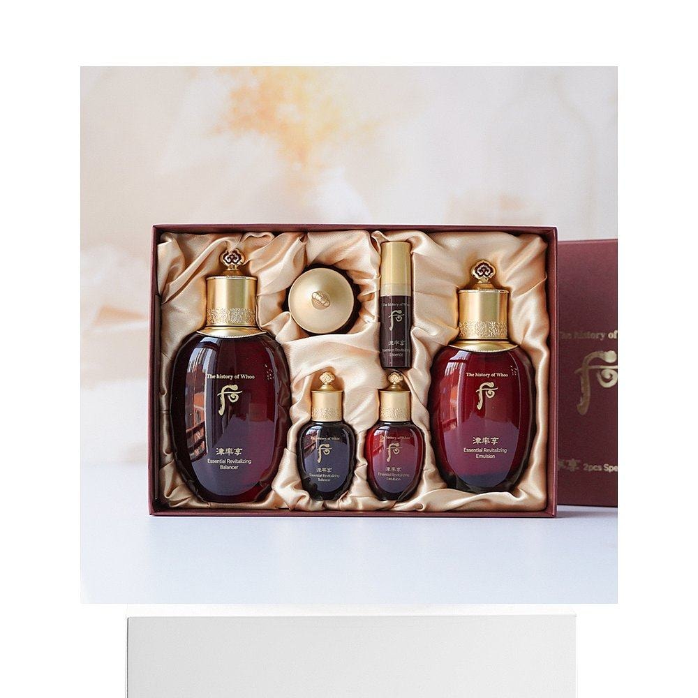 ジンユルヒャン7点セットTHE WHOO韓国化粧品 香港直送】THE HISTORY OF WHOO (韓国) ジンユルヒャン レッドフラワー