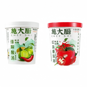 施大厨 云南インスタント傣味酸湯米線95g*1桶+紅茶トマト米線95g*1桶