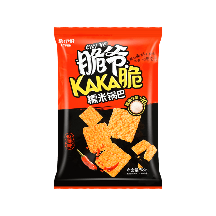 Sticky Rice Cracker Spicy Flavor 98g 6