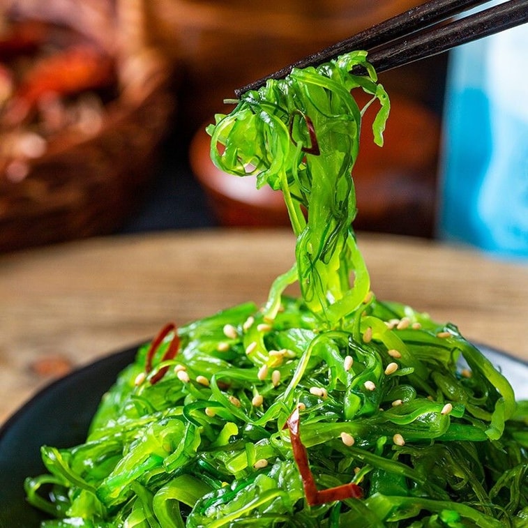 【中國直郵】 雲山半 海藻沙拉裙帶菜 1袋200g 海白菜中華海草沙律涼拌日料壽司海帶絲即食 3