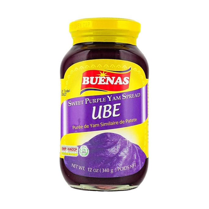Sweet Purple Yam Spread , 12 oz 【 For Milk Tea, Baking, and Bread】
