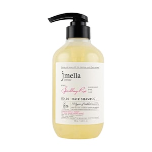 韩国JMELLA NO.05香槟玫瑰香氛洗发水 500ml 植物萃取 头皮保湿 营养弹力 24H留香 弱酸性 温和不刺激