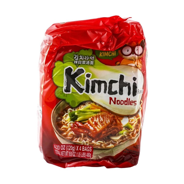 韓國NONGSHIM農心 韓式辣白菜拉麵 湯麵泡麵 4連包 480g 14