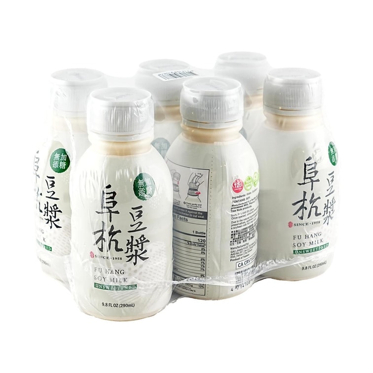 阜杭 无糖豆浆 原味 290ml*6瓶 【无糖低卡】 7