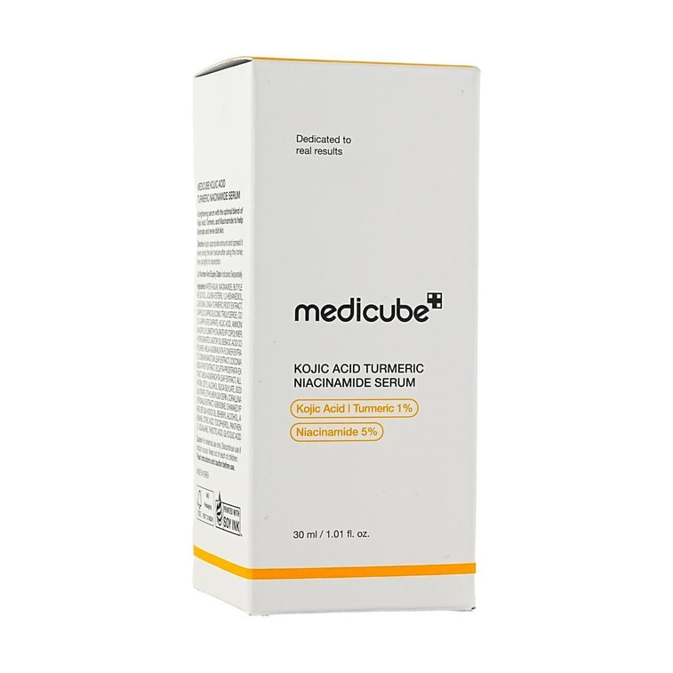 韩国MEDICUBE美蒂秋芙 曲酸姜黄烟酰胺精华液 30ml 焕亮阻黑 抗氧化 敏感肌适用 舒缓镇静泛红  8