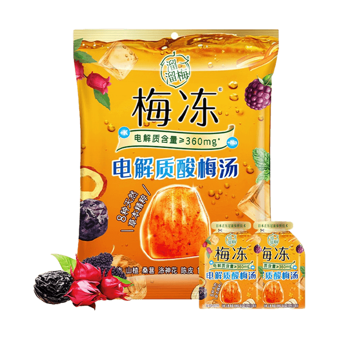 전해질 새콤달콤한 매실 수프맛 젤리 200g