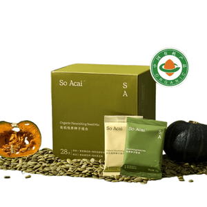 【中國直郵】 巴西 SOACAI 有機混合種子循環粉 南瓜籽亞麻籽葵花籽黑芝麻 即食食物 助益女性在特殊時期重獲好狀態 18g*14袋+16g*14袋 1盒裝