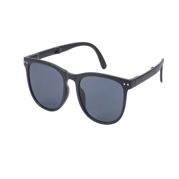 Focus 2022 new folding sunglasses women's summer sunscreen polarized uv sunglasses black