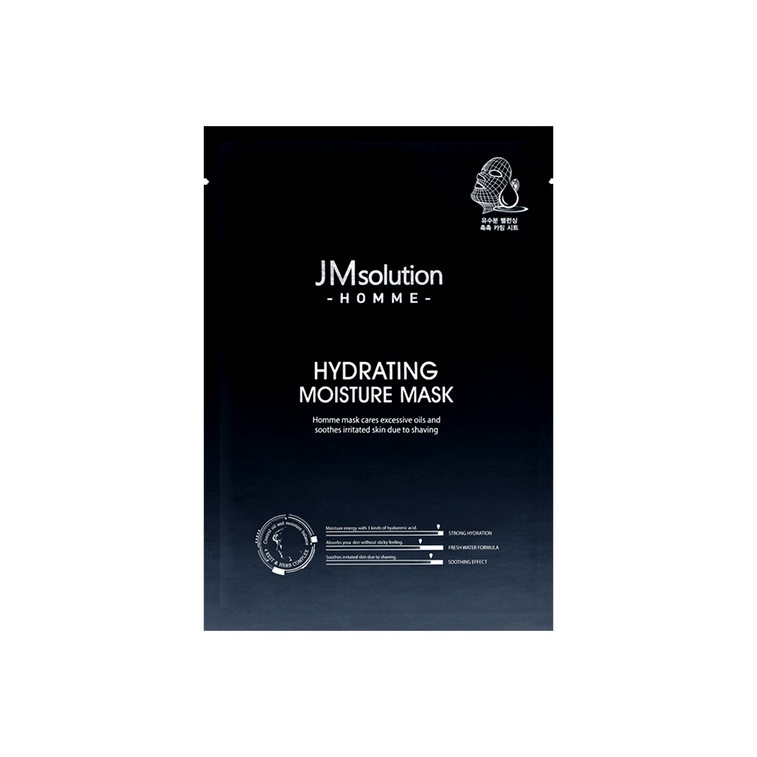 韩国JM SOLUTION肌司研 男士保湿补水面膜 10片入 3