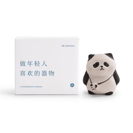 【中国直邮】 南山先生 紫砂茶宠摆件 功夫茶具摆件 呆萌熊猫 7*6.4cm