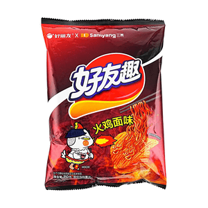 Fun Potato Chips, Hot Turkey Noodle Flavor, 2.47 oz【Spicy Lover's Must-Try】