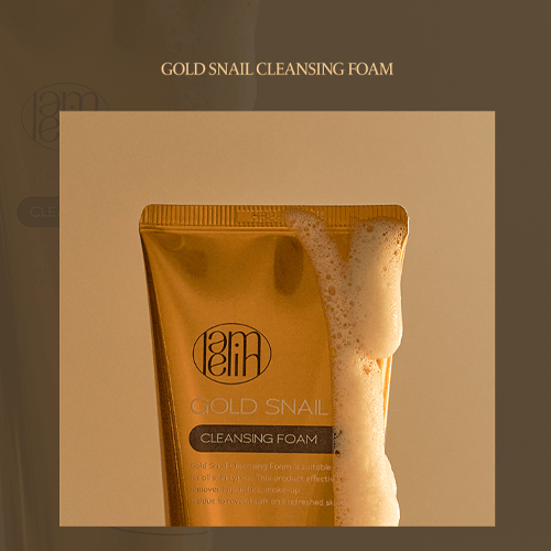 韓国 LAMELIN ゴールデン スネイル クレンジング フォーム 150ml - Yami
