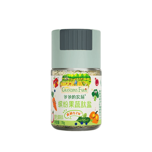 Colorful Fruit and Vegetable Peptide Salt - Children's Seasoning Sodium-reduced Peptide Salt - Children's Flavoring 70g / Bottle