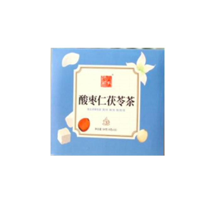 Yaodu Bafang Zizizao Seed and Polya Tea 64g (4g*16) 健康的なティーバッグは睡眠を助け、心を落ち着かせ、消化を促進します