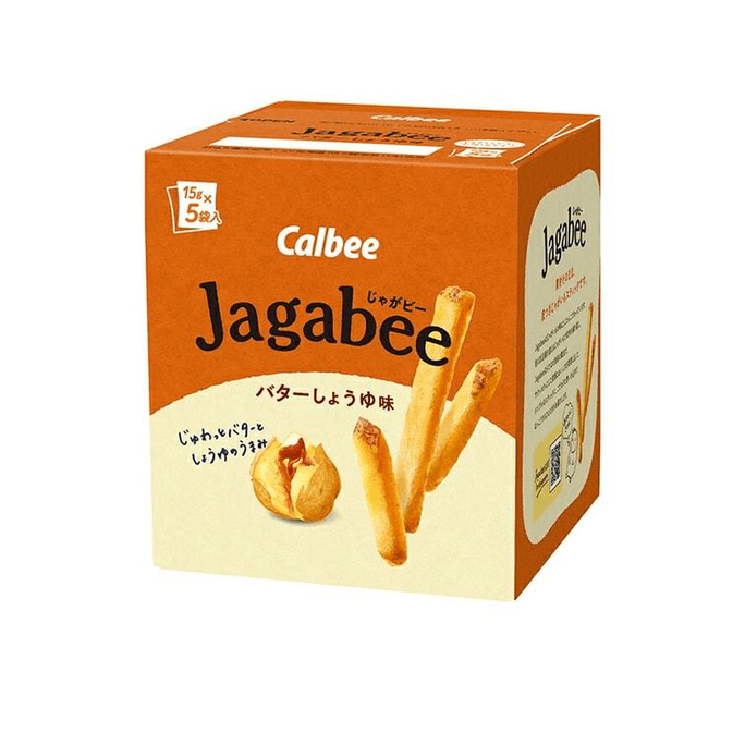 Jagabee Potato Sticks Butter Soy Sauce Flavor, 2.64 oz