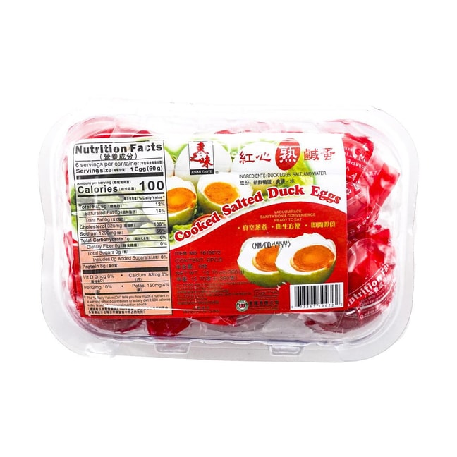 東之味 紅心 熟鹹鴨蛋 6枚裝 330g