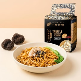 一食拌嗑 松露菌菇风味干拌面 方便面 108g*3袋 324g【浓郁黑松露香气】【非油炸面条】