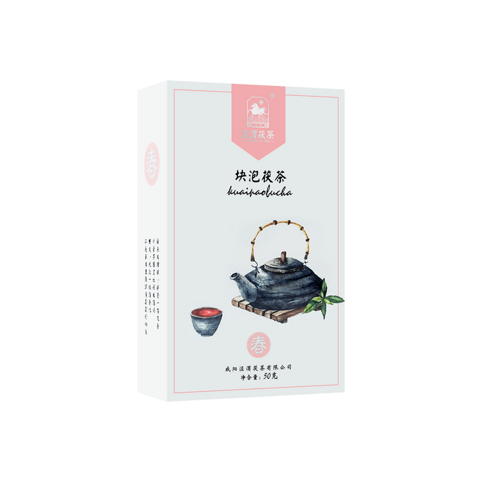 涇渭茯茶 四季系列 清雅雋永之春茶茶塊 50g