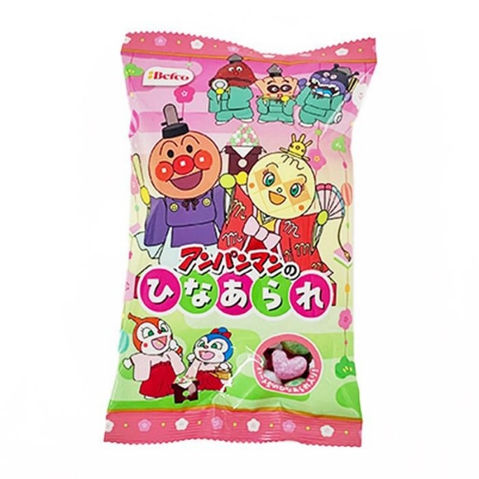 栗山せんべい（日本ブランド） - アンパンマン - 春の三色せんべい 35g