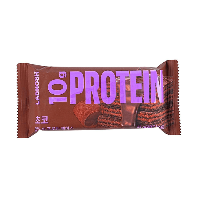 Protein Wafer Bar Chocolate Flavor, 1.45 oz【10g High Protein】 【Low Calorie, Workout Supplement】