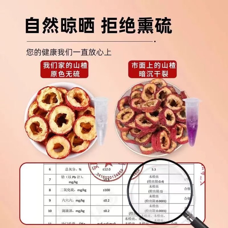 北京同仁堂 山楂干 150g【健脾胃 促消化】泡水特级干山楂片 中药材正宗无添加 无核肉厚消食解腻 降脂降压促进代谢 新老包装随机发货 10