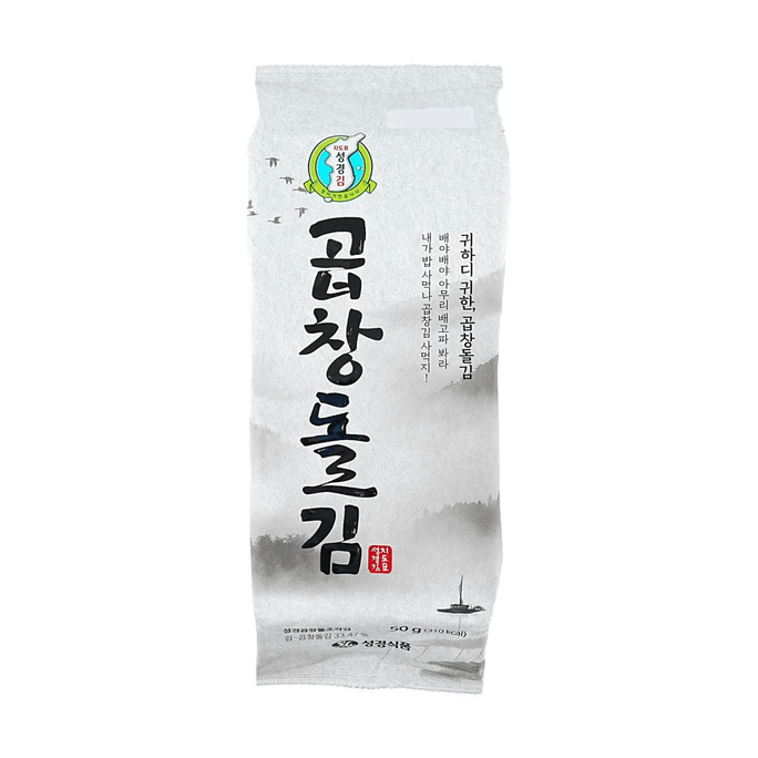 韓國SG FOOD 烤牛腸海苔片 即食紫菜 50g